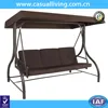 Luxurious Steel three seat swing bed, outdoor swing, garden swing set sale