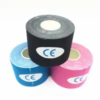 

Black pink blue red skin color directly order free sample adhesive sport kinesiology tape