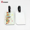 Sublimation MDF custom luggage tags and suitcase identifiers