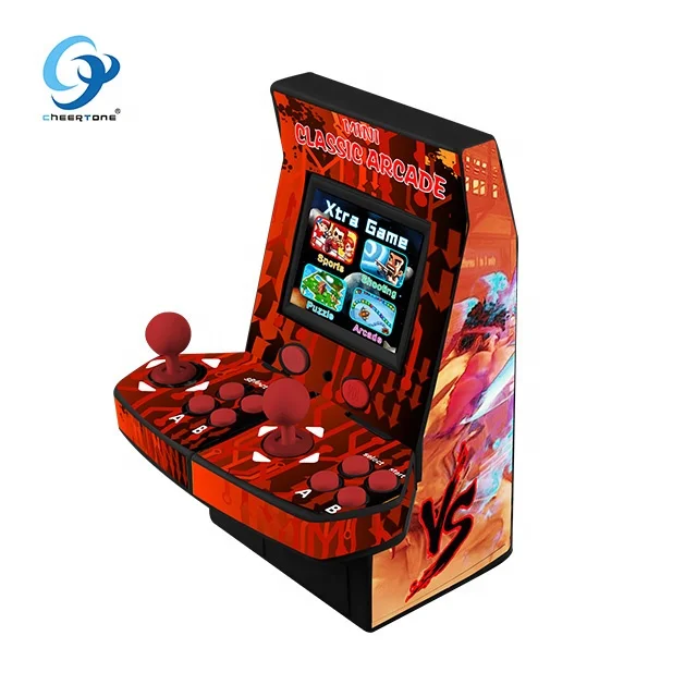 

2019 Hot mini bartop arcade best selling game console retro, Red