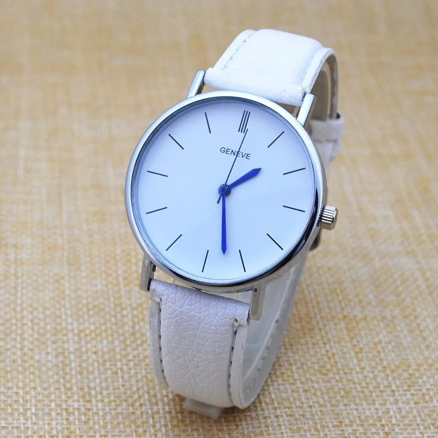 

Free shipping men women geneva wrist watch wholesale