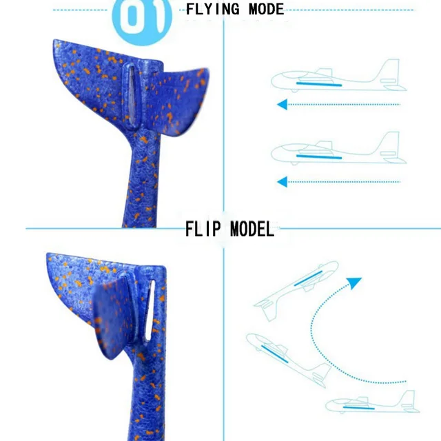 Hot Sale Flying Toys Hand Throwing Air Plane / Launch Epp Foam Aircraft Gliders For Kids Gift Toy