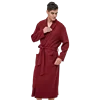 Fall Winter in Stock Silk Cotton Elastane Waffle Thick Long sleeve V-neck Super Comfy Robes for Gentlemen