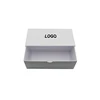 white drawer makeup kit gift box packaging with ribbon handle