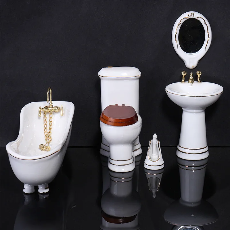 miniature bathroom set