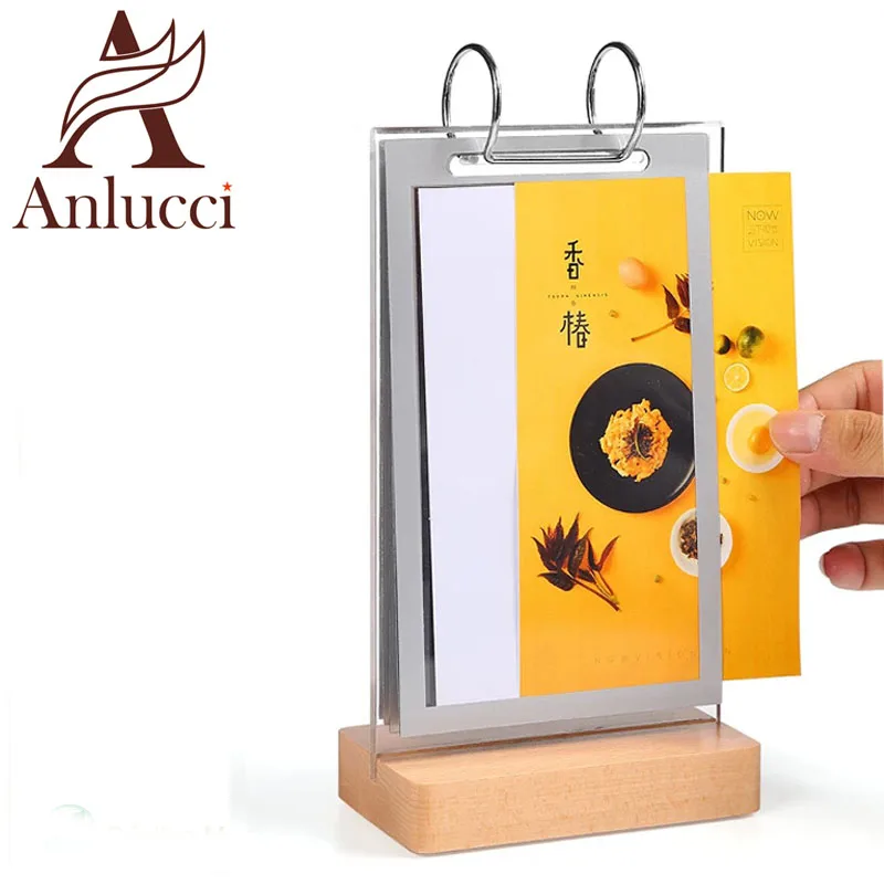 
Acrylic Clear Stands Table Menu Sign Holder Desktop Leaflet Display Holders Price Card Stand 