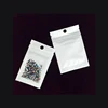 Reclosable White Zipper Bags Clear Window Grip Seal Self Plastic Packing Pouches Food Grade Package