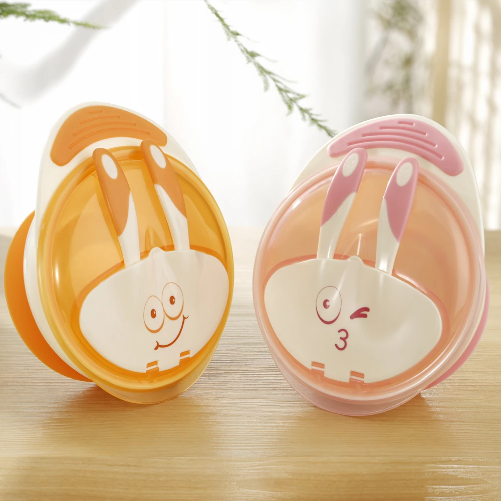 

Wholesale safe baby food bowls grade safety suction baby bowls and spoons