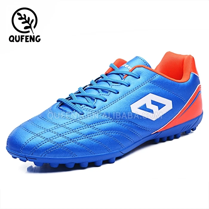 

New Futsal Indoor Men china shoe factory football boots Hot Mens Soccer Turf Shoes, Orange