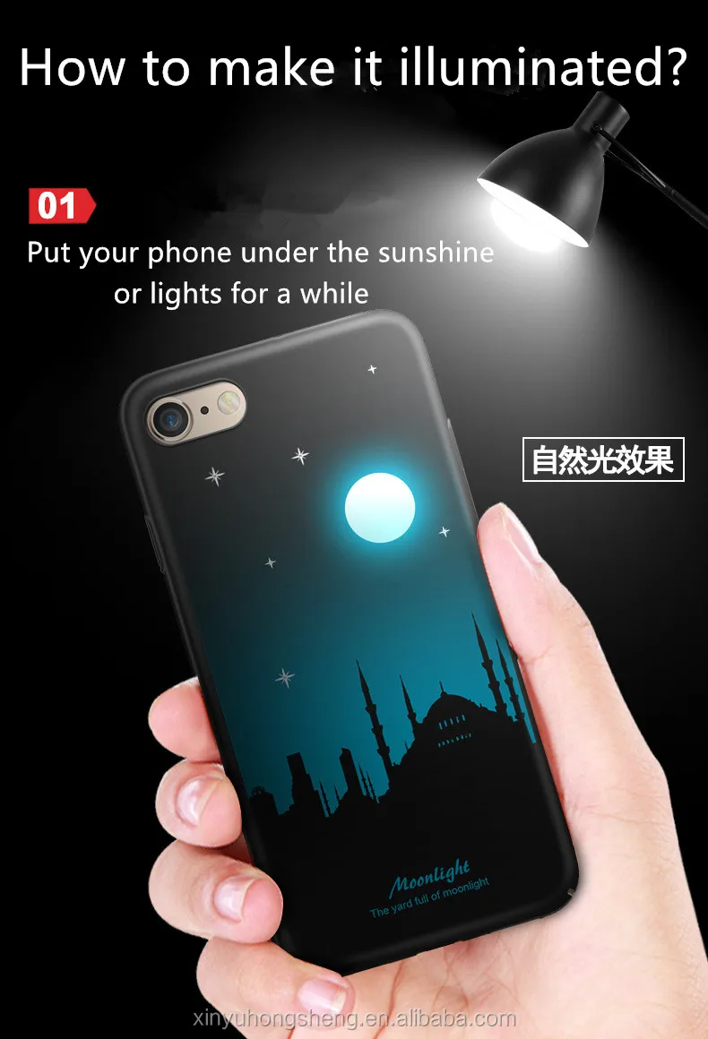 Phone Case Glow In The Dark Tpu Mobile Phone Cover For Iphone