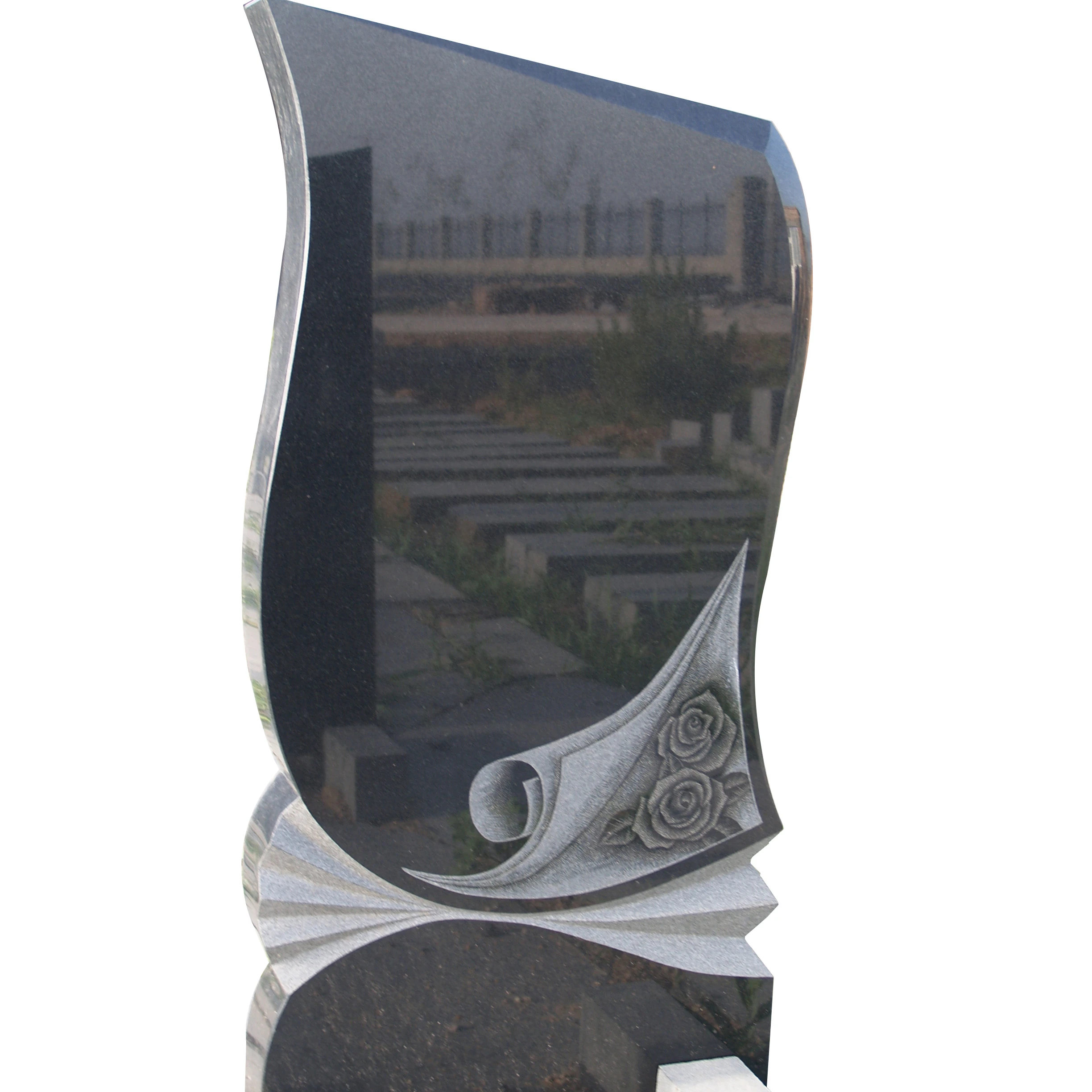 
Factory direct supply Russian style black granite monument  (62189736222)
