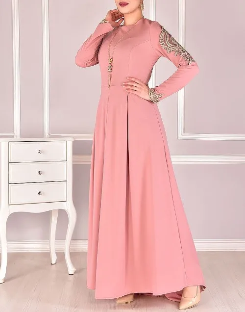 

Women Islamic Clothing Malaysia Muslim Wear Women Muslim Dress, Black;blue;maroon;navy;pink.