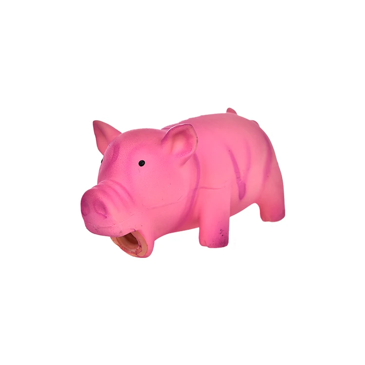 grunting pig dog toy