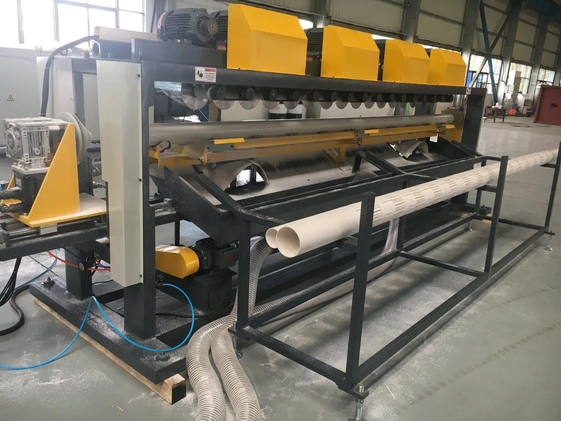 High Speed Plastic Pvc Drain Pipe Automatic Slotting Machine Buy Pvc