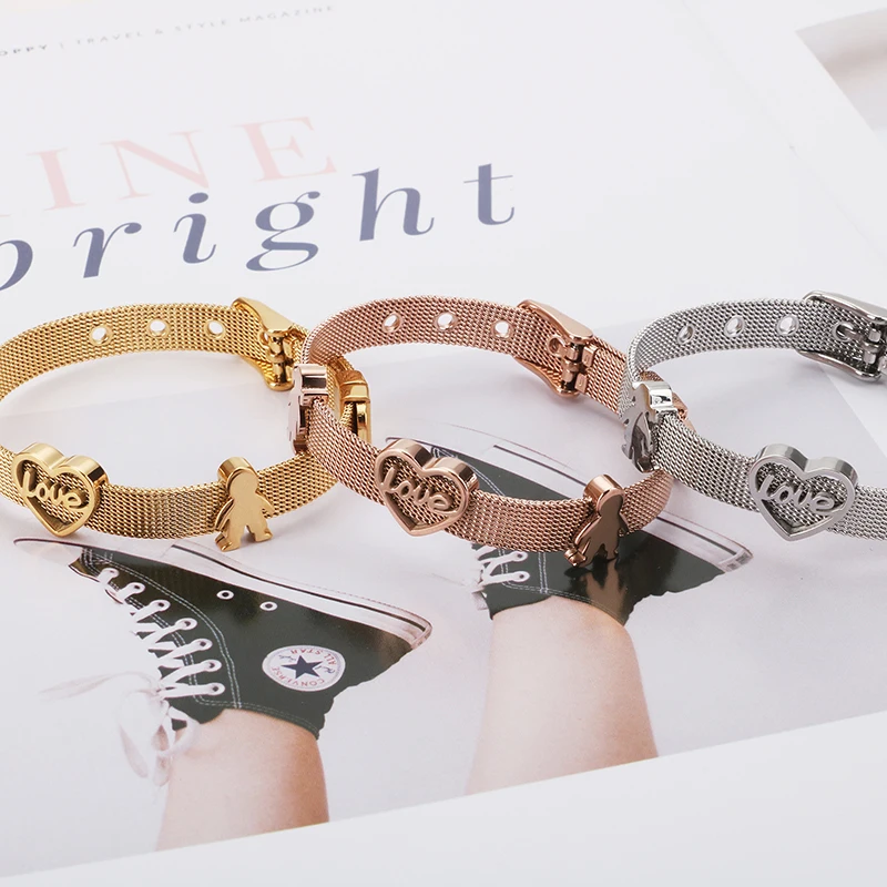 Wholesale Price Simple And Fashionable Best Selling Love Pattern Charming Turkish Style Bracelet For Girls