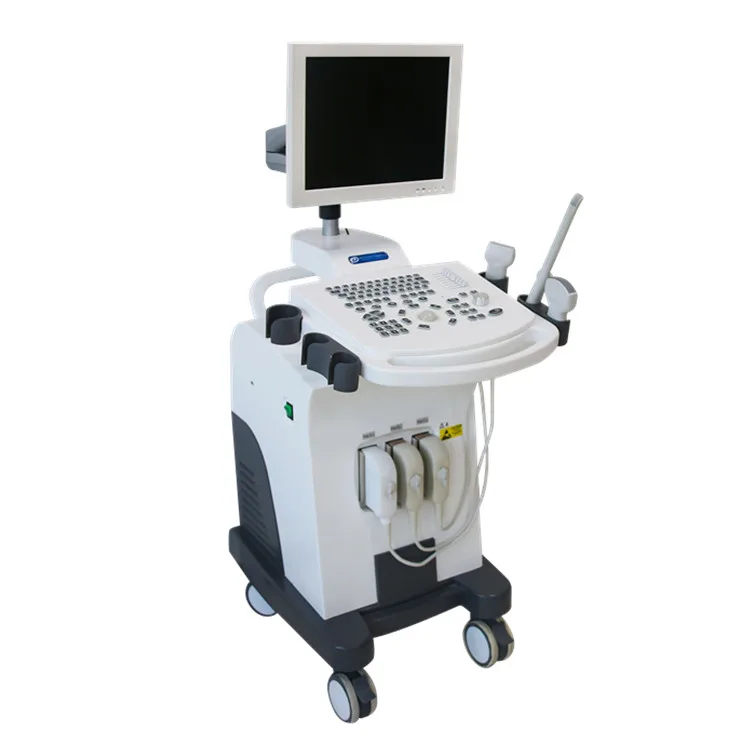 Popular mobile ultrasound scanner machine with cart basic