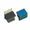 Steel,Plastic,Selective Gold right angle smd type PH 2.54 wire to board wafer connector in warehouse