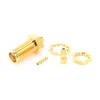SMA Connector Bulkhead Crimp Jack for 1.13mm 1.32mm 1.37mm