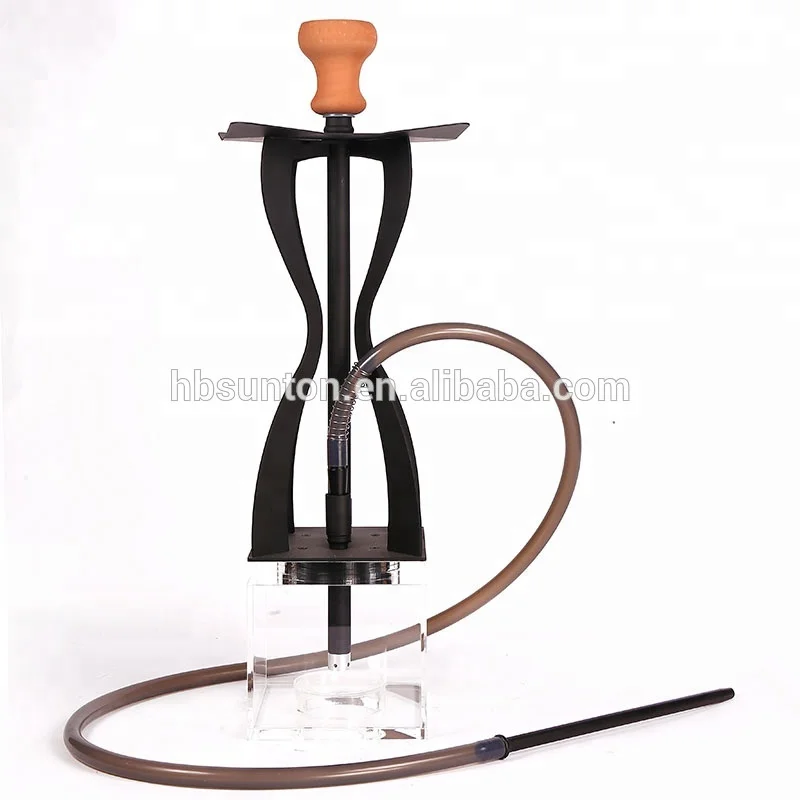 

medium hookah acrylic base wholesale nargile shisha with led, Gold red black silver blue