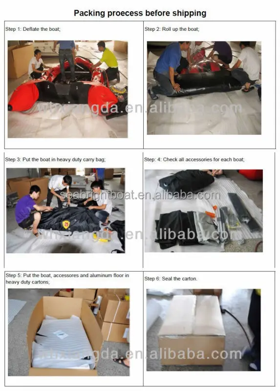 inflatable boat packaging
