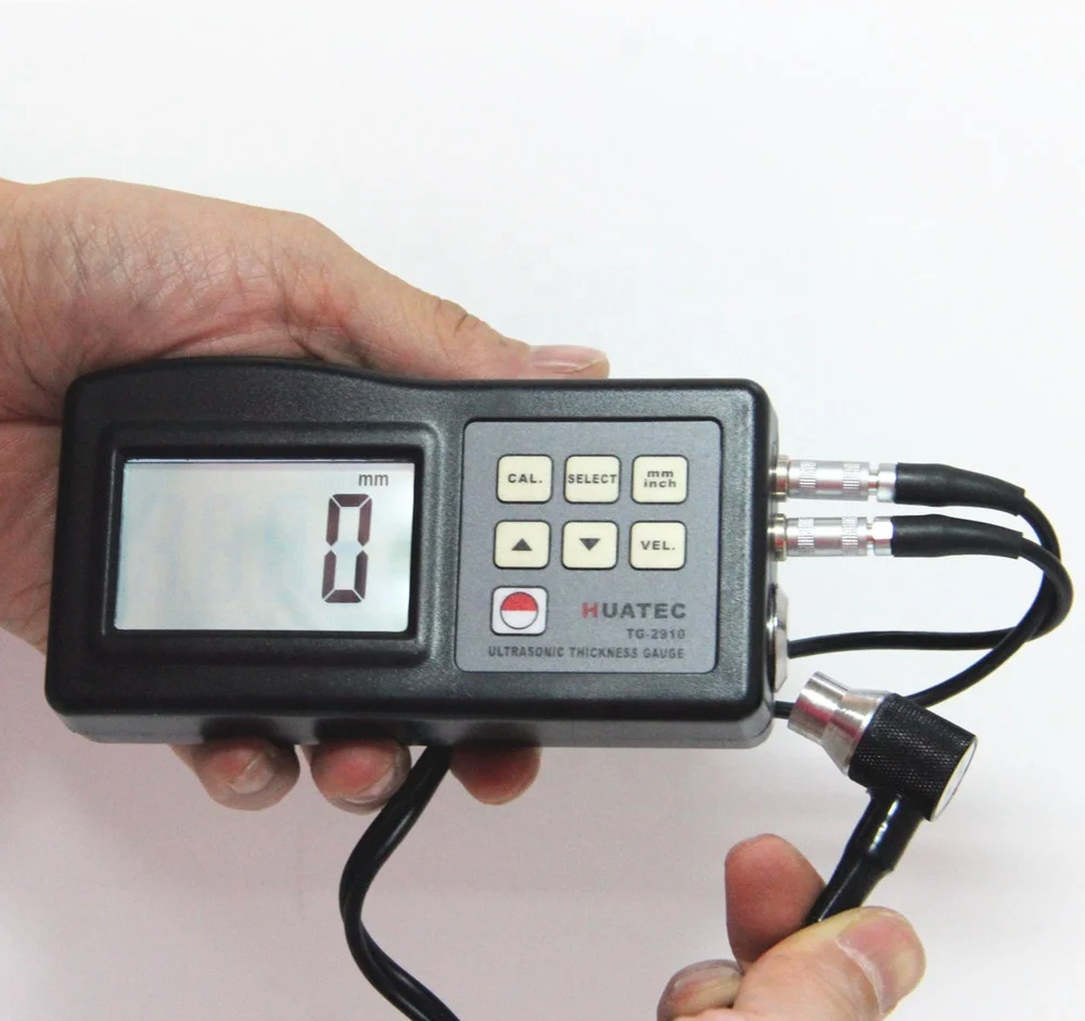 225mm Ultrasonic Steel Thickness Gauge With Calibration Block Tg2910