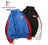 latest fashion black sports navy blue jacket for men
