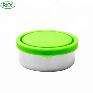 Image of 3-in-1 Stainless Steel Lunch/Meal Box With Leak-Proof Lids,Stainless Steel Lunch Box Containers for Kids and Adults