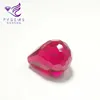5# synthetic ruby gemstone water drop beads in ruby cheap price
