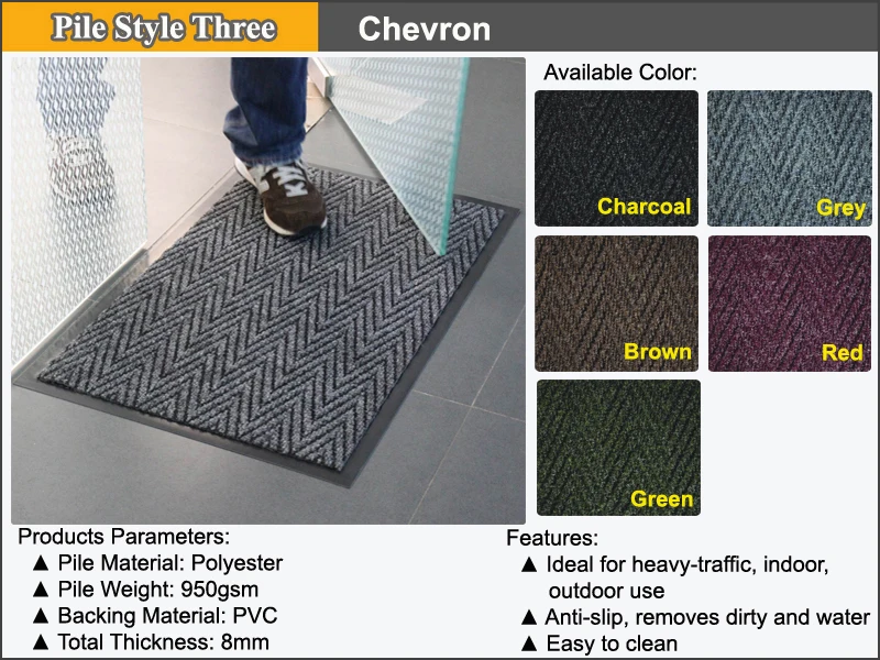 Commercial Outdoor Double Stripe Dust Control Floor Tiles Mats Buy
