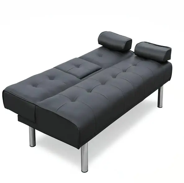 Pu Leather Sofa Bed With Cup Holders Furniture Living Room Buy Sofa Bed With Cup Holder Leather Sofa Bed Modern Sofa Bed Product On Alibaba Com