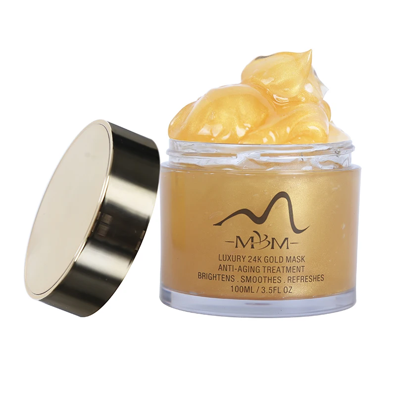 

Private Label Korea Beauty Gold Collagen Crystal Face Facial Mask, Pure golden