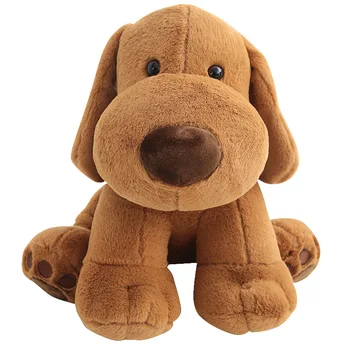 brown dog plush toy