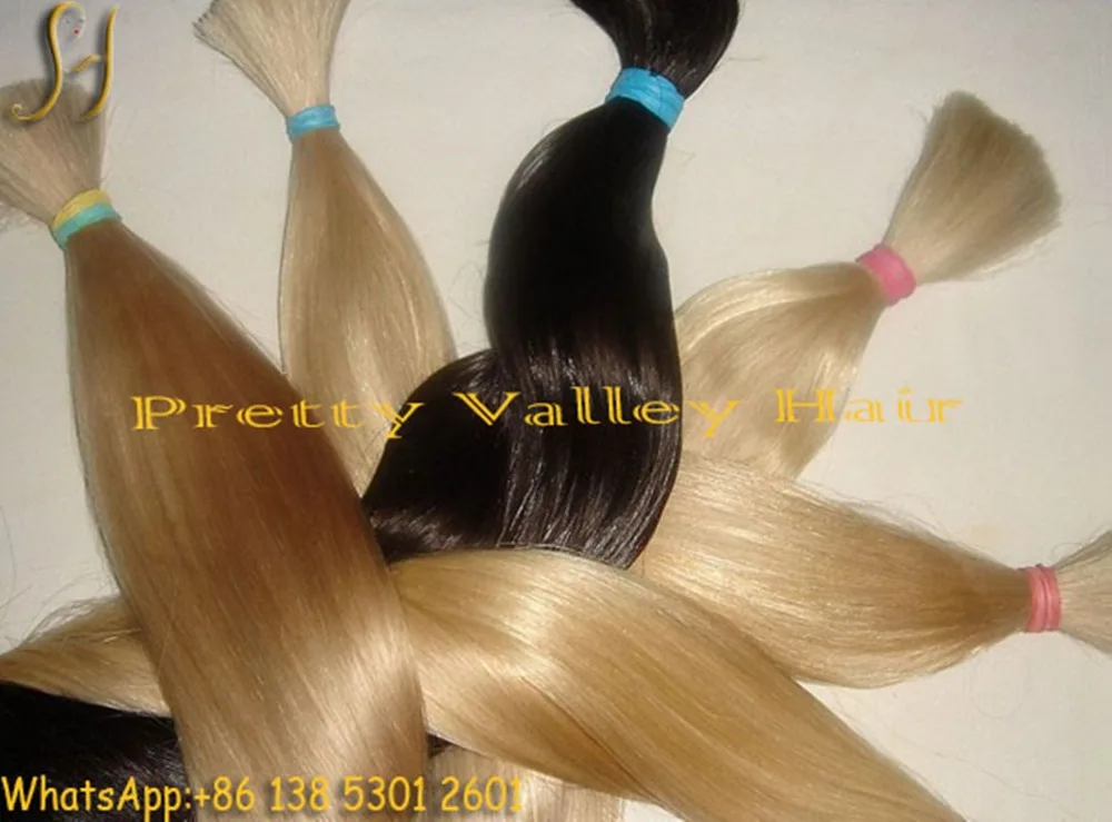 
double drawn 9a grade mongolian human virgin hair bulk 