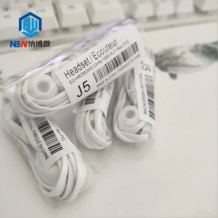 Hot Sale with Mic Wired Stereo Headset Handsfree J5 Earphone headphone For Samsung galaxy S4 JB