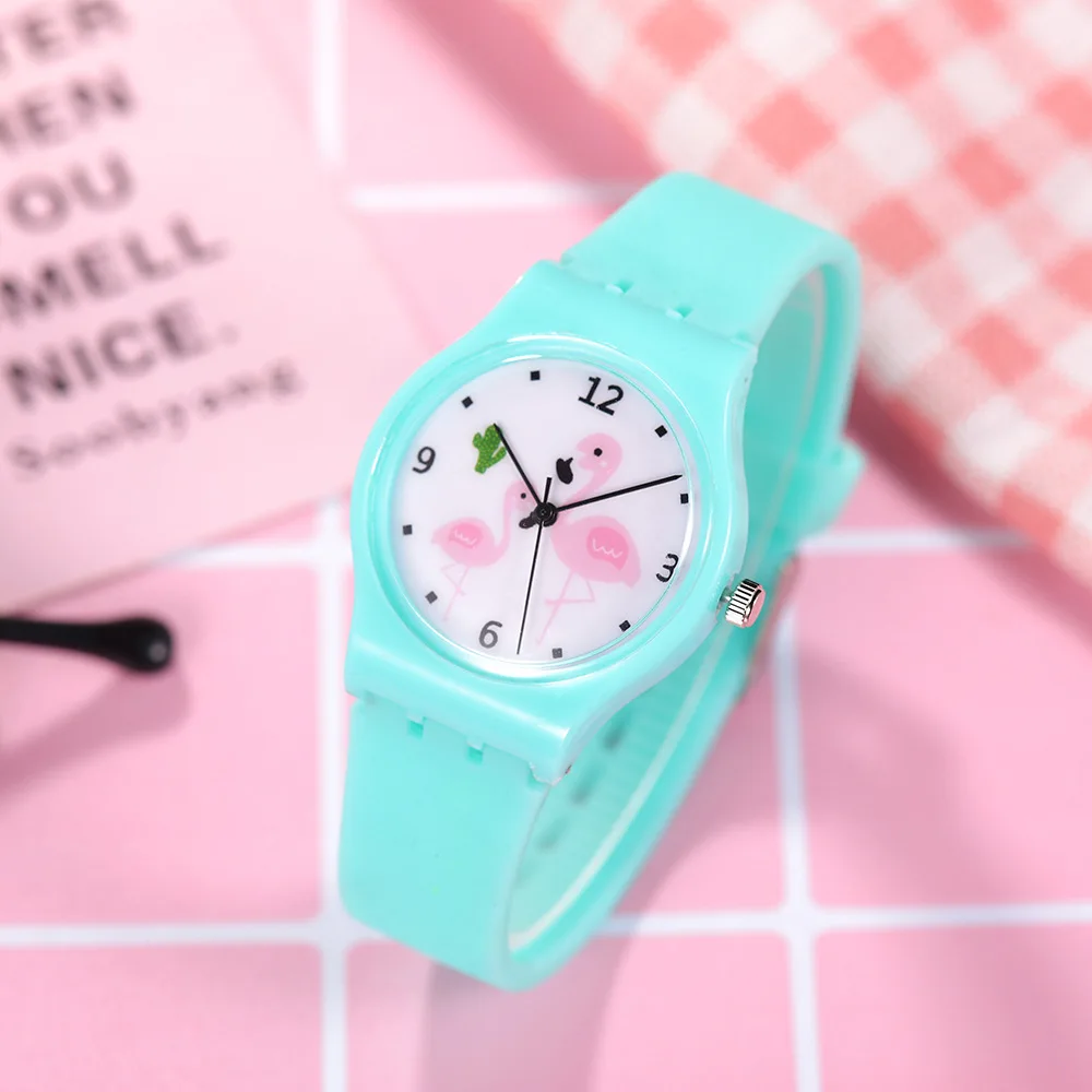 

Factory flamingo watch silicone watch quartz watch kids wristwatches wholesale