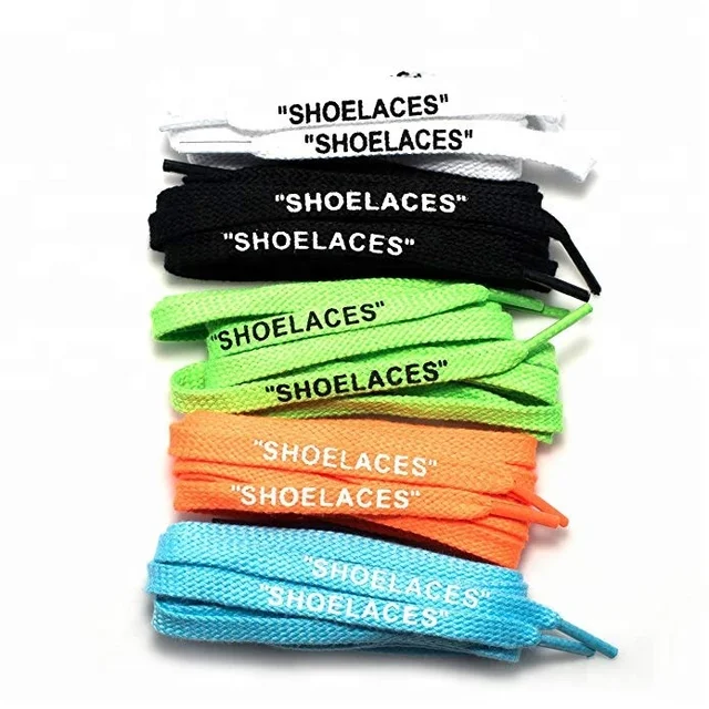 Custom text shoelaces Clearance