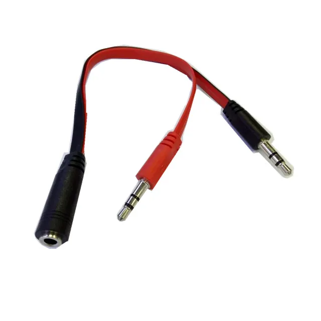 

3.5mm Y Splitter 2 Jack Male to 1 Female Headphone Mic Audio Adapter cabletolink 2019