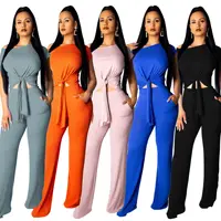 

FM-CM541 Latest Women's Beautiful Jumpsuit Cotton Fashion Office Jumpsuit for Women