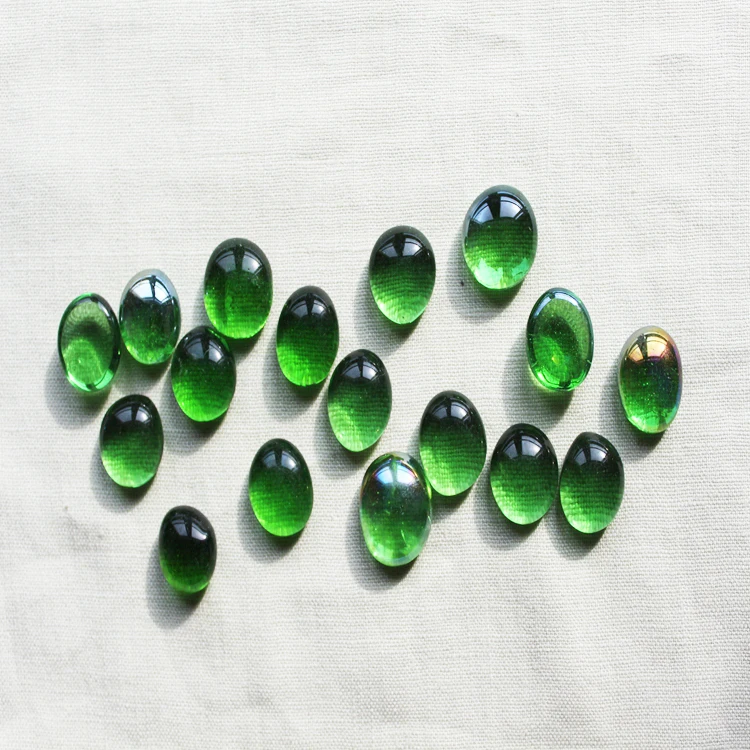 flat glass marbles gems