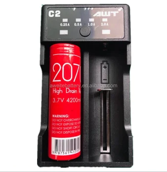 Awt C2 2 Slots Usb Charger Li Ion Battery Charger 2a Input