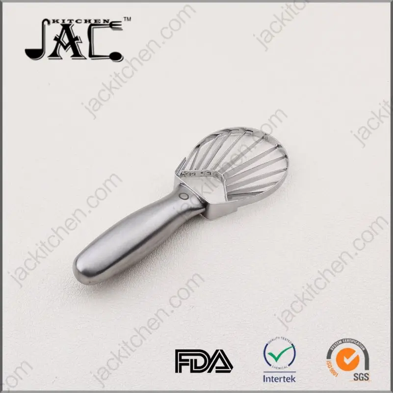 Wholesale Practical Stainless Steel Rubber Metal Handle Avocado Slicer