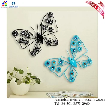 Colorful Iron Butterfly Wall Decoration For Hanging Buy