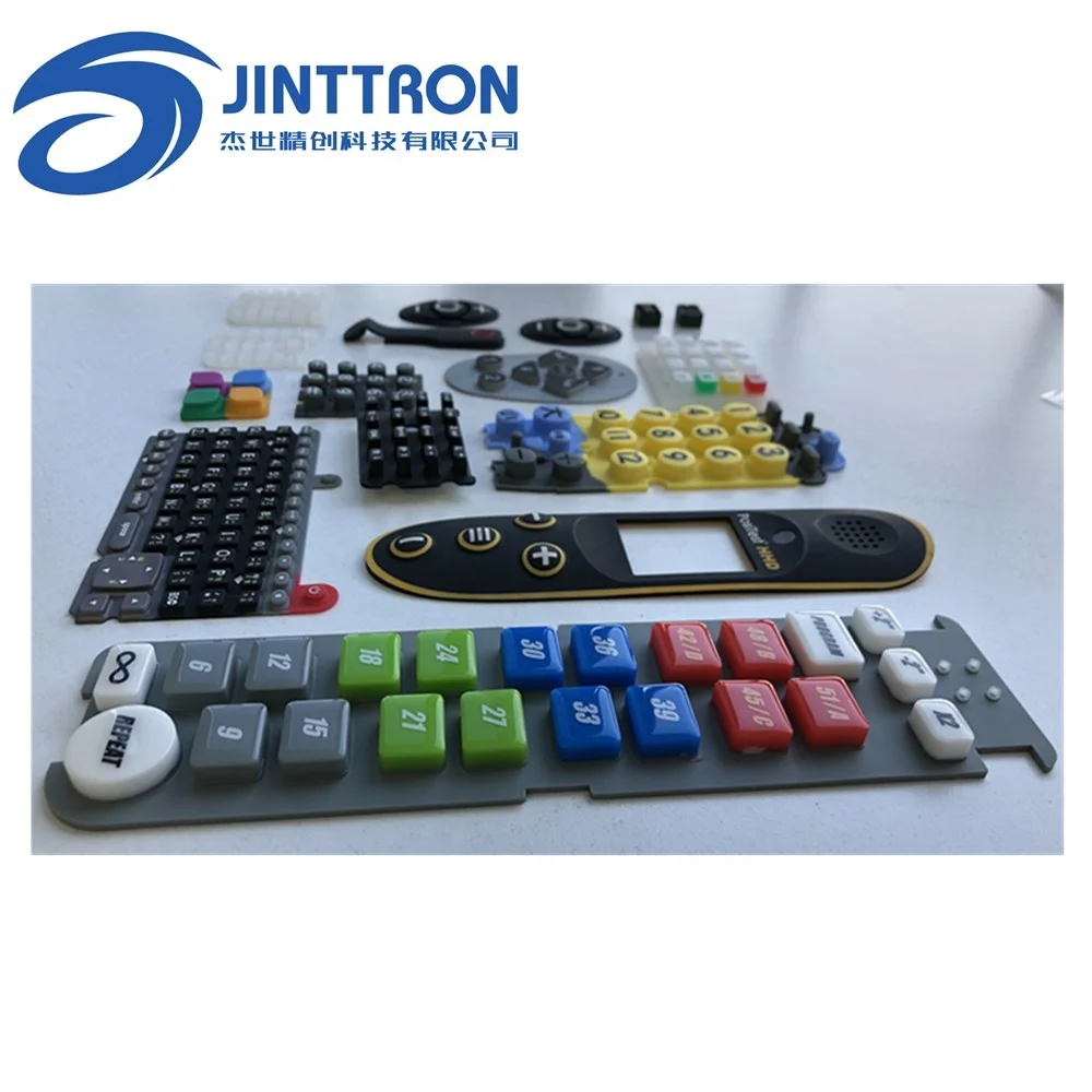 
2019 New Launched Custom Silicone Push Rubber Button Keypad 
