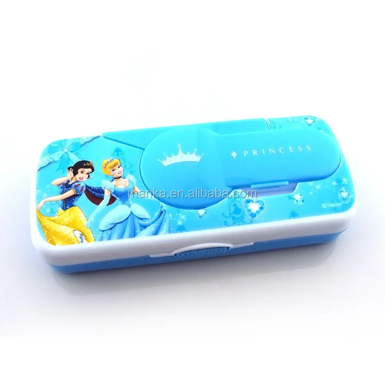 
new design boy and girl plastic pencil case with scissor 