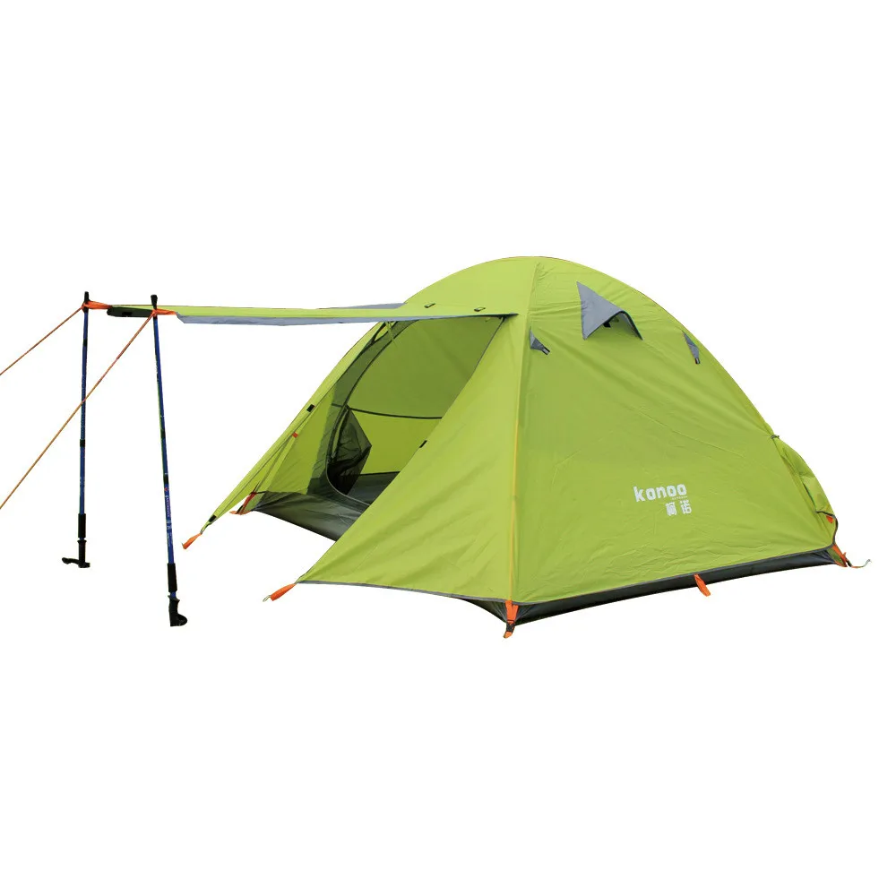 

Wholesale High Quality Aluminum Pole Double Layer Outdoor Large Family Camping Hiking Waterproof Tent