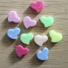plastic beads / acrylic beads fancy heart shaped beads