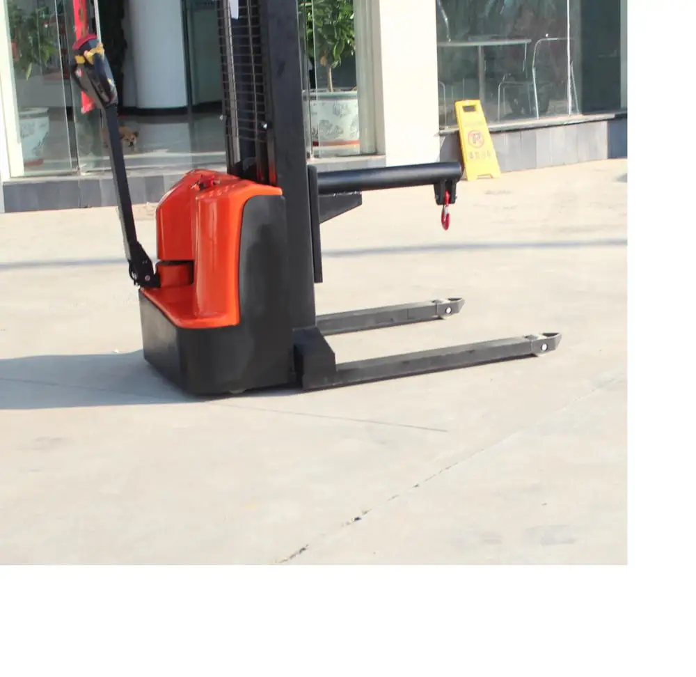1000 kg 3000 mm Mini forklift electric pallet stacker with CE certified hot sale