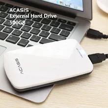 Free shipping 2.5” Original ACASIS HDD 500G External hard drive USB2.0 Mobile Portable Storage Plug and Play Wholesale prices