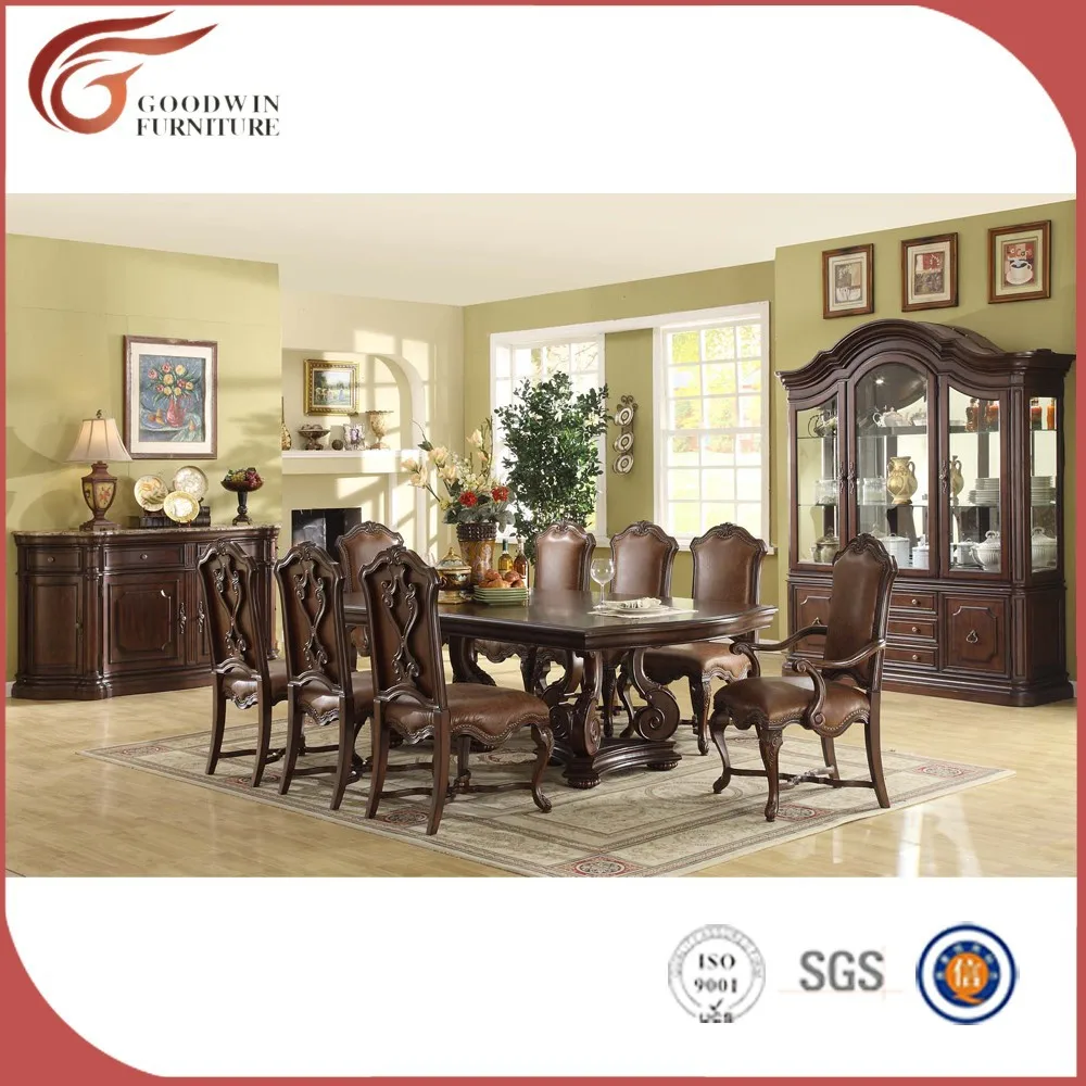 Huiselijke ontwerp traditionele klassieke europese luxe dining set ...