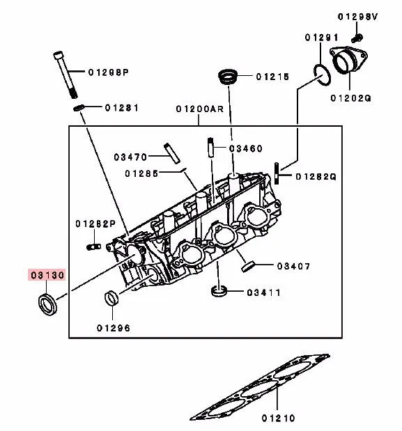 Camshaft Oil Seal For Mitsubishi Pajero Montero Sport Triton L200
